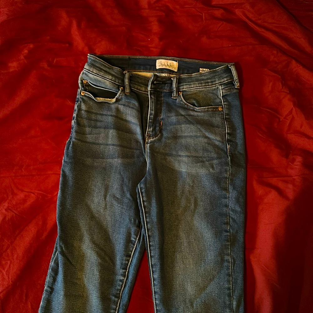 Women’s Nicole Miller Studios Blue Hi-Rise Skinny Jeans 5 Pocket